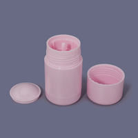 Récipient d'emballage vide de déodorant rempli par le bas de 30g 50g 75g Récipient rond en plastique pour parfum anti-transpirant en bâton pour crème corporelle