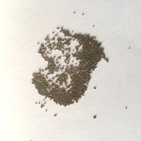 Petite boule en acier poli pour signature de braille, 1mm/1.5mm, 1 pièce