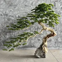 Lilian grand bonsaï arbre artificiel vert cyprès pin pour intérieur maison décor intérieur jardin aménagement paysager bonsaï pin arbre