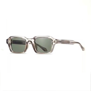 2026 New UV Protection Retro Square TR90 Sunglasses High Quality Blue Small Frame Vintage Custom Sunglasses <strong>Men</strong> - Product Image 1