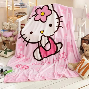 Fleece Travel Throw Korean Bedsheet <strong>Blankets</strong> Pattern New Custom Cartoon Design Printed Sublimation Polyester Woven Animal - Product Image 1