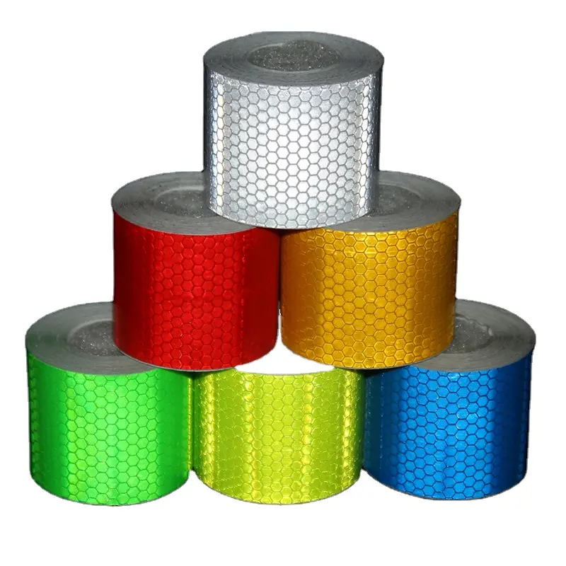 Signapex 2023 공장 도매 가격 PVC 반사 테이프/반사 비닐, 자기 접착 반사 비닐 필름