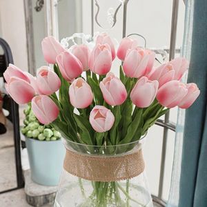 Mini Tulipán Artificial de Tallo Único con Luz LED <span class=keywords><strong>para</strong></span> Graduación y Halloween - Uso Interior/Exterior - Product Image 1