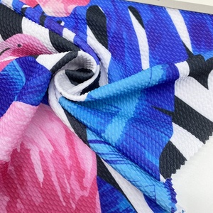 Vente directe d'usine de nombreux types de motifs 95% Polyester 5% Spandex tissu à balle imprimé personnalisé tricot - Product Image 6