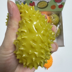 Nuevo Juguete Elástico de Fruta Durian Mini, Lindo Juguete Antiestrés de Harina para Apretar, Divertido Juguete Sensorial para Aliviar el Estrés - Product Image 3
