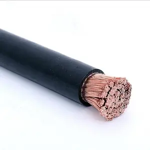 Cable de soldadura eléctrico YH/YHF 200/400V 10-185mm2, manga de goma de alta calidad y alta resistencia