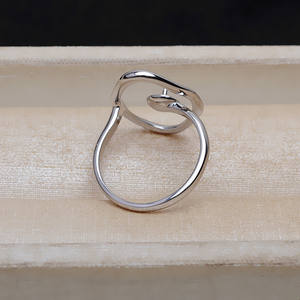 Anneau ouvert en argent S925 fait main, réglable, 7-8 boucles, 3 mm, plaqué or 14 carats, accessoires de bijoux - anneaux de jonction et porte-perles - Product Image 4