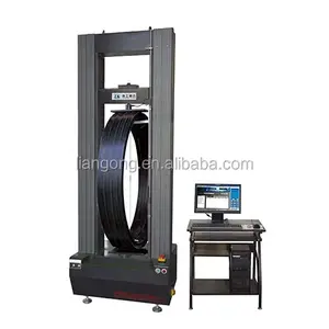 Máquina universal de ensayos uso 100KN PVC de gran diámetro de anillo rigidez máquina de prueba