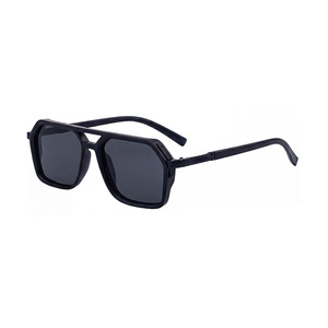 Men's Tiyo ABB0360 Polygonal Sunglasses Black <b>Frame</b> Metal <b>Plastic</b> UV400 PC Lens Outdoor Driving Sun Protection - Product Image 5
