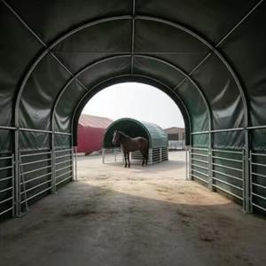 Abri Portable pour Bétail, Chèvres et Chevaux, Tente d'Élevage en Acier Revêtu de PVC, Vente en Gros Usine - Product Image 1