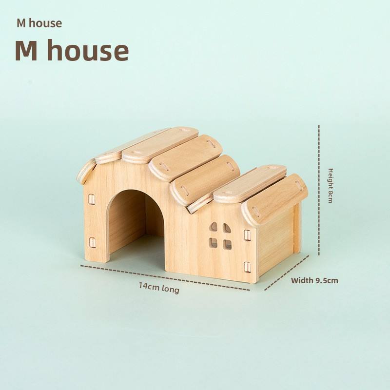 Maison en bois massif m