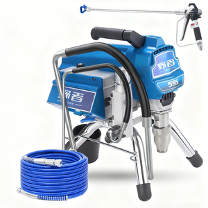 Mesin Semprot Cat Rumah Profesional Bertekanan Tinggi Tanpa Sikat Listrik, Pistol Semprot Cat Lateks Genggam Praktis, Perkakas Tenaga - Product Image 1