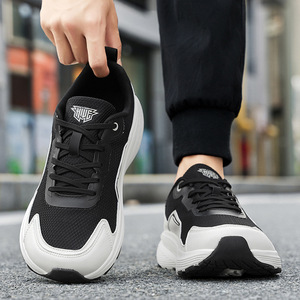 Nuevas zapatillas deportivas idénticas para hombre y mujer, con diseño para pies anchos, amortiguadas para soportar el peso, ideales para correr con pies grandes. - Product Image 5
