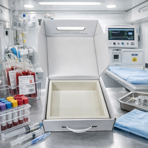 Kit de Transporte de Células Madre de Sangre Placentaria y Vacunas, Sistema de Caja Refrigeradora de Grado Médico, Paquetes de Hielo Criogénicos Recomendados por la OMS - Product Image 4