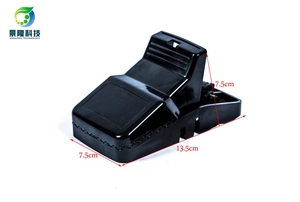 UV điều trị 35-45g kích hoạt trọng lượng mạnh mẽ mùa xuân nạp bền nhựa đen rat Snap bẫy - Product Image 2