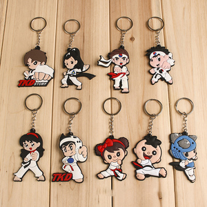 ขายดี <span class=keywords><strong>ของ</strong></span>ที่ระลึกราคาถูก พวงกุญแจ PVC คาราเต้ เทควันโด แบบกำหนดเองได้ ใส่รูปภาพส่วนตัว สำหรับทุกเพศ - Product Image 2
