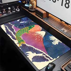 Alfombrilla de Ratón XXL Extragrande para Juegos, Alfombrilla de Escritorio con Diseño de Anime, Superficie Lisa Impermeable, Alfombrilla de Escritorio con Impresión Personalizada para <span class=keywords><strong>Teclado</strong></span> y Ratón - Product Image 2