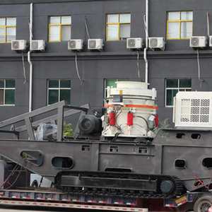 China 100-200tph Tragbare mobile Zerkleinerung anlage Mobiler Kegel brecher mit Förderer Preis - Product Image 2