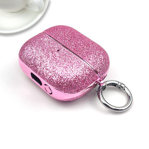 Étui brillant pour Galaxy Buds, coque de protection en PC électroplaqué + poudre scintillante avec effet brillant - Product Image 3