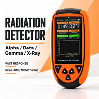 Détecteur de rayonnement nucléaire Aikesi HFS-7311 avec capteur à fenêtre en mica et alarme sonore et lumineuse pour la surveillance des rayons Alpha, Beta, Gamma et X