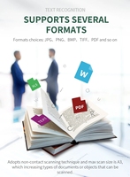 Escáner de Documentos Portátil NETUM SD-2000 de 12 Megapíxeles con OCR, PDF, Escaneo de Libros, A3, A4, Plegable, con Luz, para Gobierno y Oficina