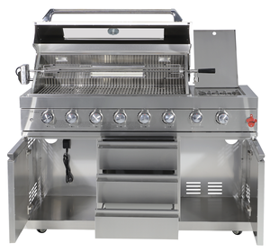 Griglia <span class=keywords><strong>a</strong></span> <span class=keywords><strong>Gas</strong></span> Freestanding <span class=keywords><strong>a</strong></span> 6 fuochi Premium con bruciatore posteriore <span class=keywords><strong>a</strong></span> infrarossi per barbecue <span class=keywords><strong>da</strong></span> esterno - Product Image 3