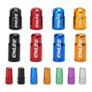 ENLEE Cache-valve de pneu français pour jantes, capuchons anti-poussière pour valves de vélo de route, accessoires en alliage d'aluminium, 50 pièces FV - Product Image 3