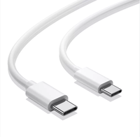 Cable de Carga y Datos Tipo C a C, Súper Rápido, Certificación CE FCC Rohs, Directo de Fábrica, Universal