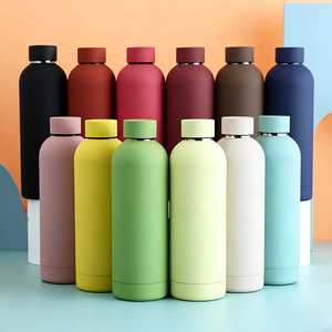 Botella de Agua Deportiva Libre de BPA, con Logotipo Personalizado, Doble Pared, Térmica, de Acero Inoxidable, para Viajes - Product Image 1