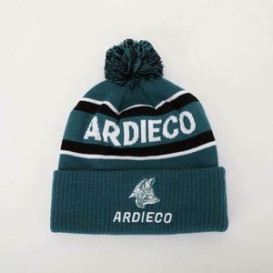 หมวกบีนนี่ไหมพรมอะคริลิก 100% คุณภาพแบบ OEM สำหรับทุกเพศ  ลายถักแบบแจ็คการ์ด  ทรงฮิปฮอป  ขอบย่น  ปักโลโก้  สำหรับผู้ใหญ่  ปรับขนาดได้ - Product Image 1