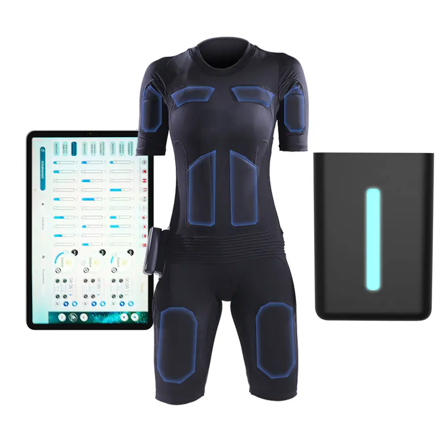 Portable EMS Dry Jumpsuit Accessible Home Use Accept Full Body Workout