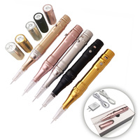 Machine à tatouer permanente sans fil 5 couleurs Dermographe électrique PMU pour microblading des sourcils avec aiguilles à cartouche