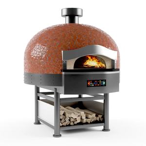 Oven Pizza Italia Kayu / Gas Oven Pizza Komersial Peralatan Panggang - Product Image 1
