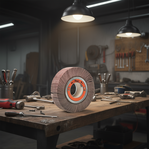 Disque abrasif à lamelles en tissu corindon 165x50x54 mm avec trou AB1077 - Product Image 3