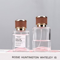 Flacon vaporisateur de parfum de luxe 30ml 50ml, anti-fuite, avec filetage et pompe à pression, distributeur portable haut de gamme