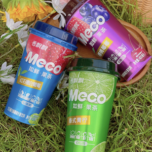 ชาผลไม้หลายรสชาติไวรัส Meco เครื่องดื่มเพิ่มความสดชื่นไขมัน0แก้วเหมาะสำหรับครอบครัวและขายปลีก - Product Image 3