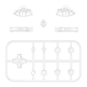 Kit de boutons transparents EXtremeRate pour console Switch Lite - Product Image 2