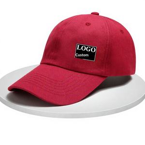 Gorra de Béisbol de Algodón Puro para Exteriores, con Letras y Logotipo Personalizados, Gorra de <span class=keywords><strong>Papá</strong></span> con Bordado e Impresión, Gorra Protectora Solar Versátil - Product Image 1