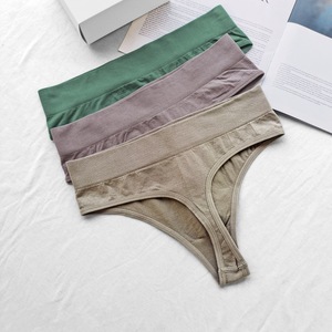 Pantaloni a T-pantaloni esplosivi Sexy in maglia traspirante per il Fitness di tutti i giorni biancheria intima a vita bassa grande <span class=keywords><strong>U</strong></span> stesso filettato - Product Image 3