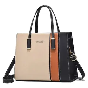 2024 New Fashion High Quality Popular Pu Leather Colorful Big Capacity Tote Bag Handbag Women Designer Bags