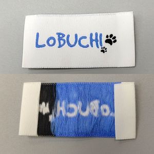 Cotton Label Heat Transfer Woven Labels Luxury <b>Clothes</b> for Women Woven <b>Tags</b> Customized Garment Labels for Tshirt - Product Image 3