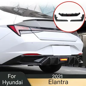Diffuseur de pare-chocs arrière StarNav 2021 pour kit de plaque de spoiler inférieur et tuyaux d'échappement, accessoires de tuning pour protection de voiture - Product Image 5