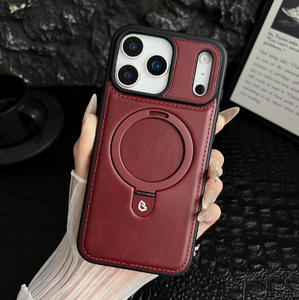 Custodia per Telefono di Fascia Alta in Pelle GSCASE dal Design Magnetico Business con Supporto per <span class=keywords><strong>iPhone</strong></span> 16 <span class=keywords><strong>Pro</strong></span> 15 14 13 <span class=keywords><strong>12</strong></span> <span class=keywords><strong>Pro</strong></span> Max - Product Image 2