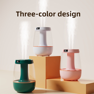 WYWD <span class=keywords><strong>2023</strong></span> <span class=keywords><strong>meilleur</strong></span> personnalisé maison 3L grande capacité humidificateur à ultrasons diffuseur LED double pulvérisation Cool Mist Room humidificateurs d'air intelligents - Product Image 5