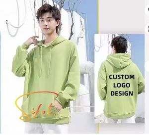 Sifot Sudadera con capucha de algodón personalizada desgastada 3D impreso de gran tamaño lavado ácido cuadrado recortado con capucha tamaño Xl con diamantes de imitación - Product Image 4