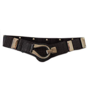 Cintura Elastica Larga alla Moda per <span class=keywords><strong>Abbigliamento</strong></span> Femminile, Accessorio con Fibbia in Lega Elastica per Uso Quotidiano o Feste - Product Image 1