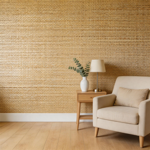 Papel Tapiz de Yute Moderno con Relieve 3D, Absorbente de Sonido, Resistente a la Humedad, Textura Natural para Hogares, Hoteles y Dormitorios - Product Image 3