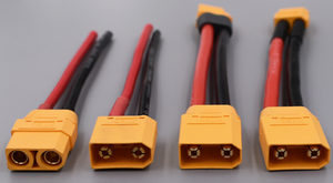 Кабель XT60 (гнездо) - XT60 (штекер), 10 см, 14AWG, 2-контактный, штекер - гнездо XT60 - Product Image 5