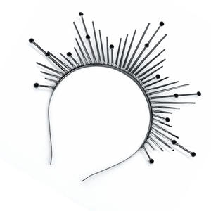 <span class=keywords><strong>Ninfa</strong></span> griega retro metal pelo aro accesorio fiesta graduación diosa Santa halo diadema - Product Image 4