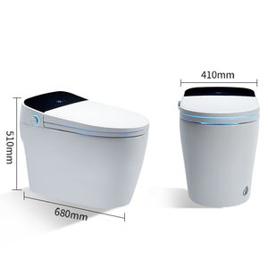 <span class=keywords><strong>Toilette</strong></span> <span class=keywords><strong>de</strong></span> salle <span class=keywords><strong>de</strong></span> bain intelligente avec capteur tactile S-Trap Flush Black Silver Golden Intelligent Design et écran tactile - Product Image 2